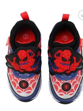 Marvel Spider-Man Red and Blue Kids Light-Up Sneakers